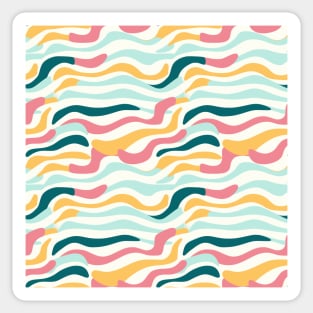 Autumn Nostalgia: Retro Pastel Doodle Delight Sticker